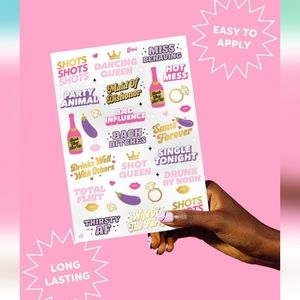 🔥 NWOT Bachalorette party temporary tattoos
